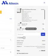 ALLESIN20 coupon verification screenshot