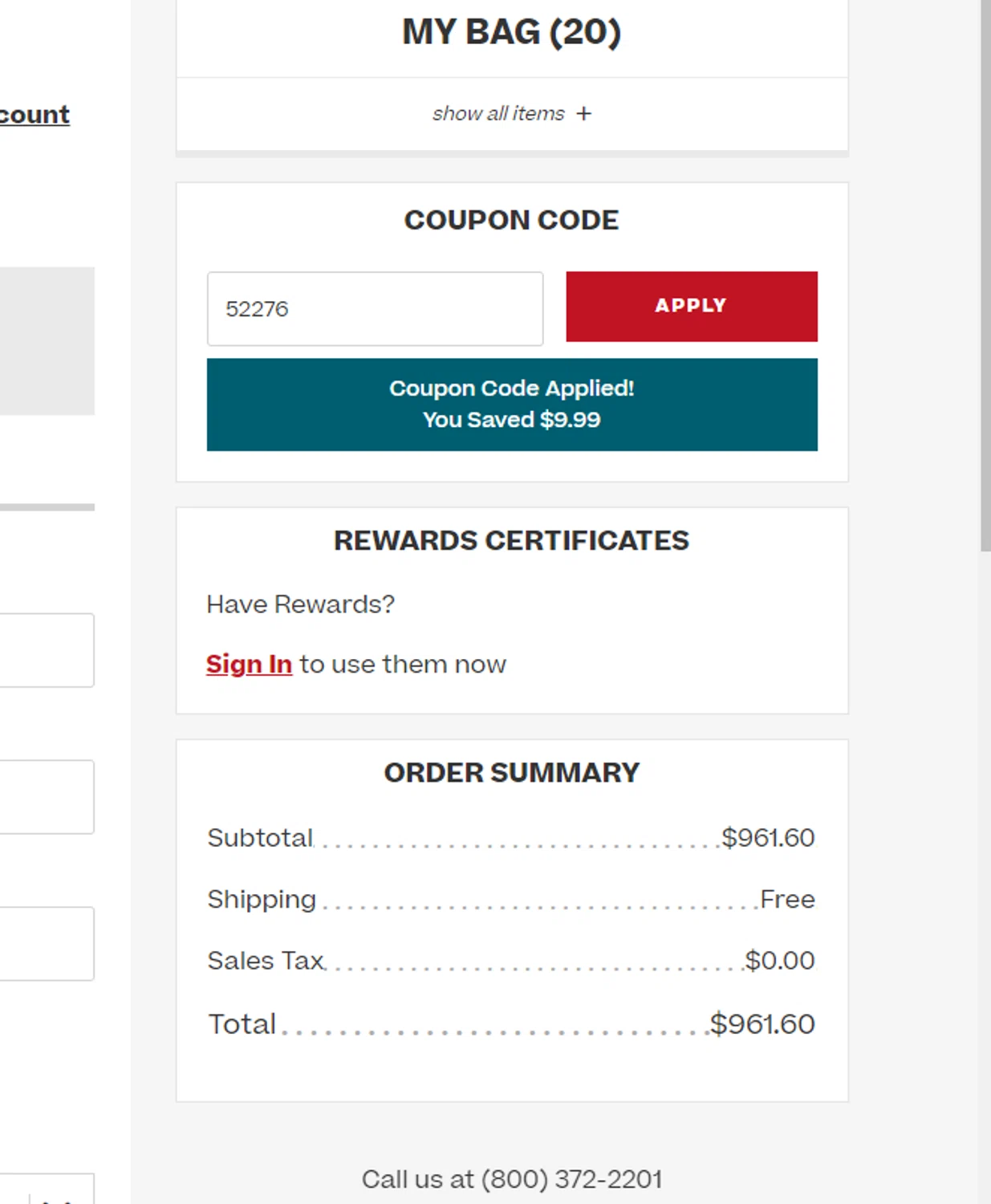 AllHeart coupon code screenshot showing code 52276 applied at AllHeart checkout page. Uploaded by SimplyCodes community member VictoriousSentinel2155 on Jul 28, 2025