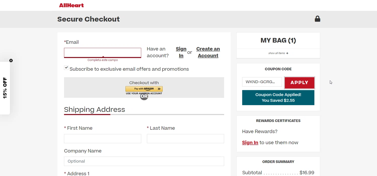 AllHeart Coupon Codes 20 Off Coupons in August 2024 SimplyCodes