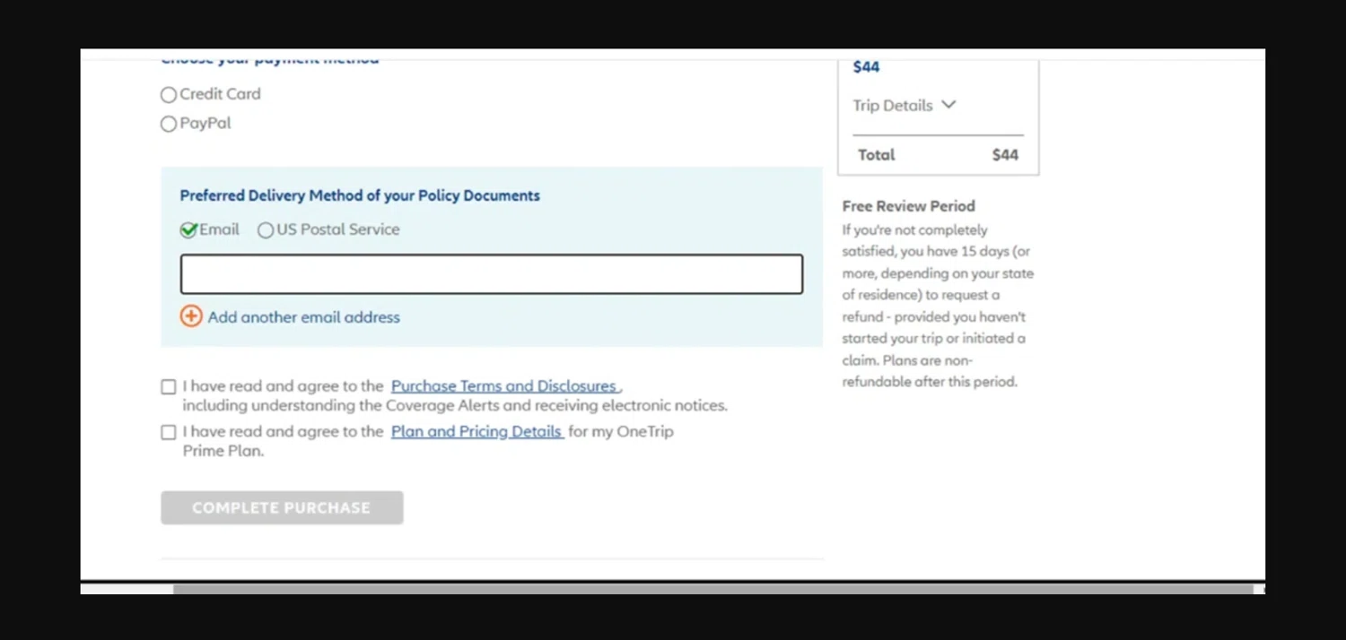 Allianz Travel Insurance promo code screenshot showing code CC-VIAJE-5 applied at Allianz Travel Insurance checkout page. Uploaded by SimplyCodes community member gonzalodamole on Feb 27, 2025