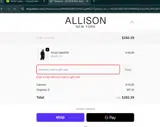 SKIRTS30 coupon verification screenshot