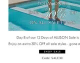 sale30 coupon verification screenshot