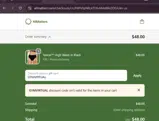 GYMVIRTUAL coupon verification screenshot