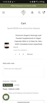 Thankyou coupon verification screenshot