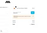FREEGLIDE15 coupon verification screenshot