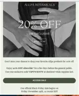 VIPTWENTY coupon verification screenshot