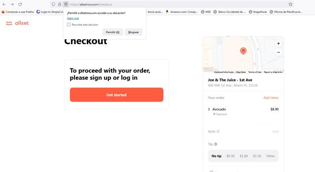 Allset checkout page showing Allset promo code box | Screenshot taken by SimplyCodes community member on Feb 2, 2022
