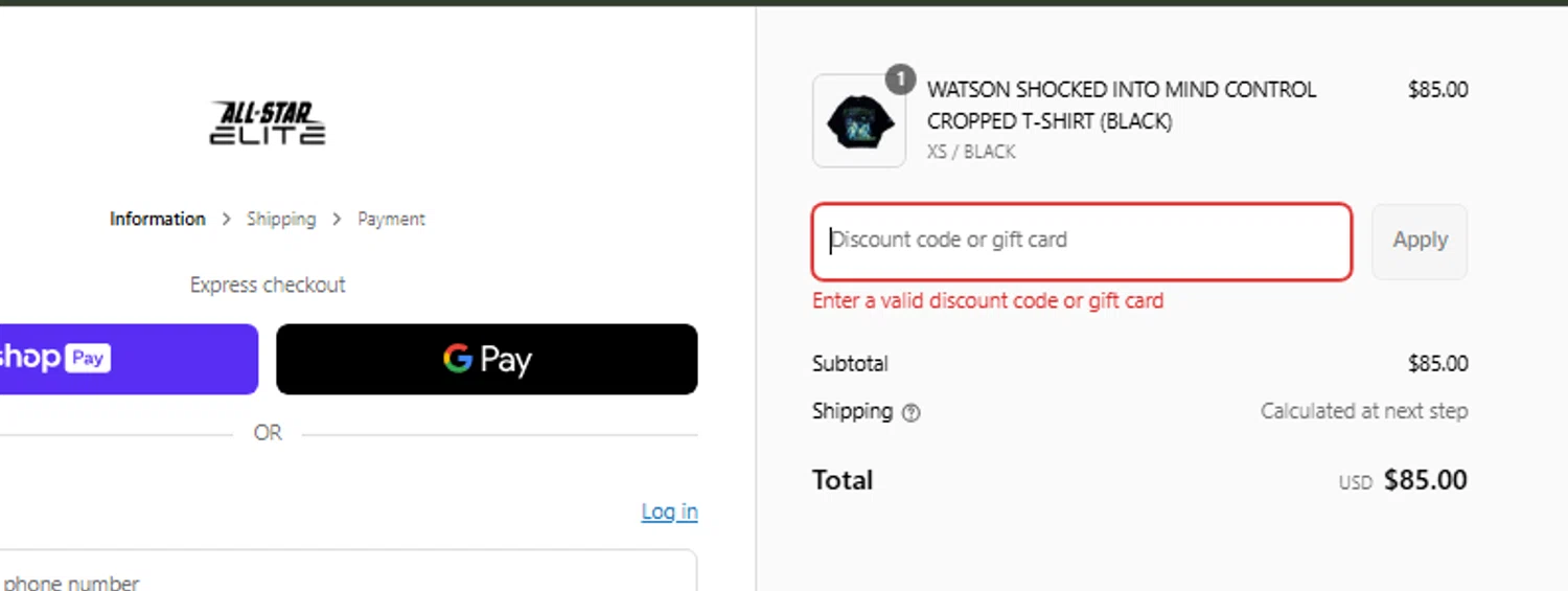 All Star Elite coupon code screenshot showing code BESTBYLEO applied at All Star Elite checkout page. Uploaded by SimplyCodes community member CouponLion324 on Jun 8, 2025
