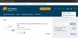 Alltents coupon verification screenshot