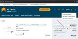 Alltents coupon verification screenshot