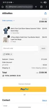 5ATM coupon verification screenshot