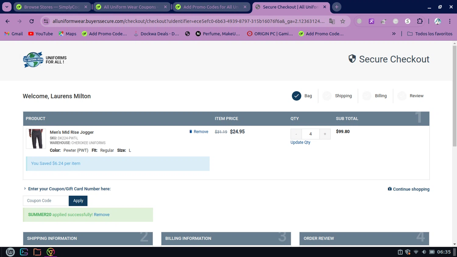 All Uniform Wear Coupons 20 Off September 2024