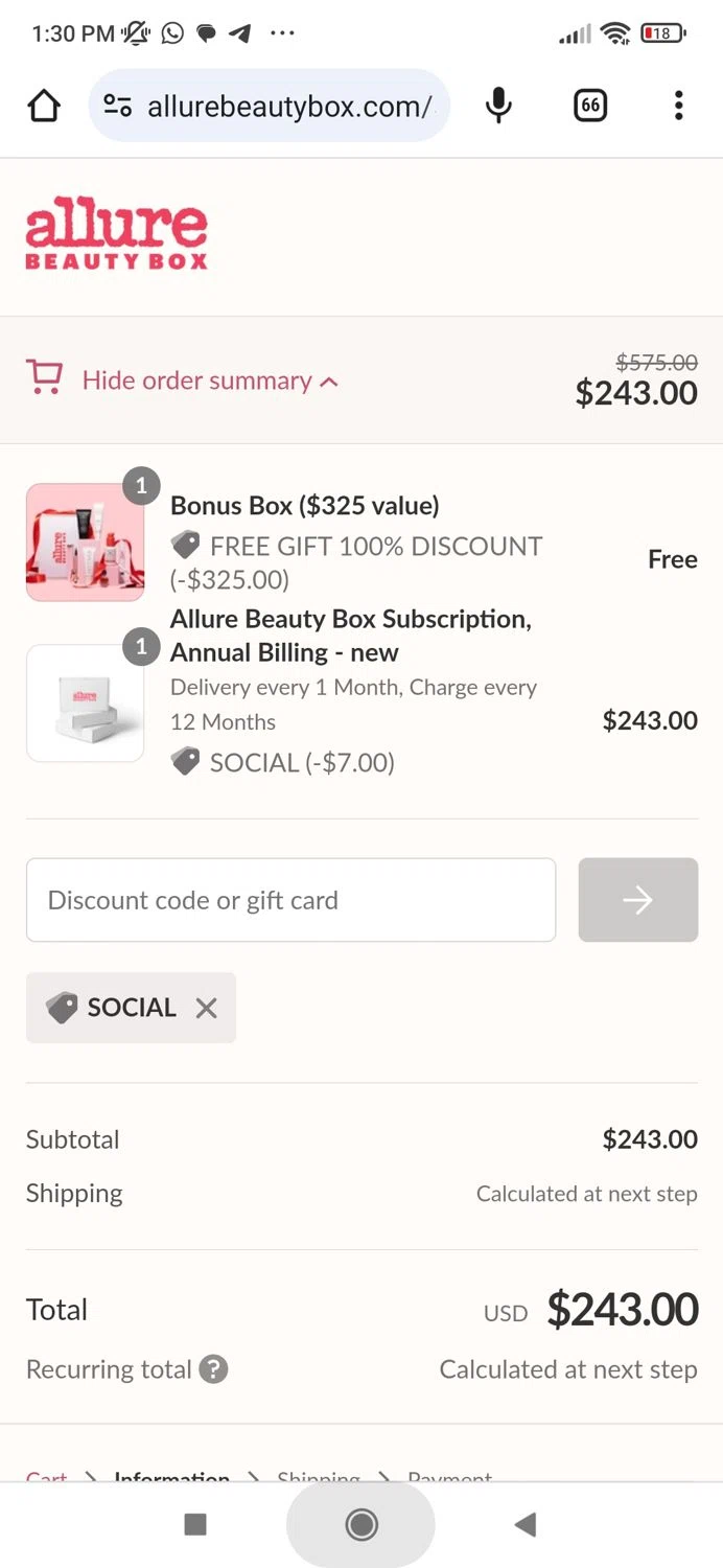 Allure Beauty Box Promo Codes 15 Off January 2024