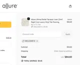 Allure Flooring coupon verification screenshot