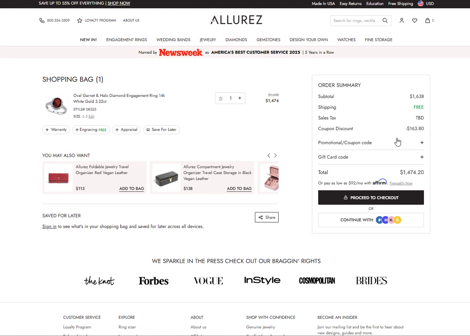 Allurez promo code screenshot showing code 10WINS applied at Allurez checkout page. Uploaded by SimplyCodes community member Doomslayer on Jul 24, 2025