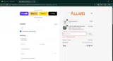 ALLWEI40 coupon verification screenshot