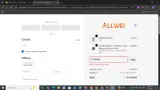 ALLWEISD50 coupon verification screenshot