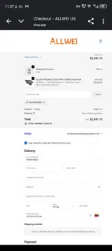 ALLWEIUS500 coupon verification screenshot
