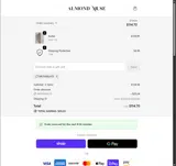 Almond Muse coupon verification screenshot