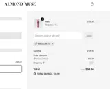 Almond Muse coupon verification screenshot