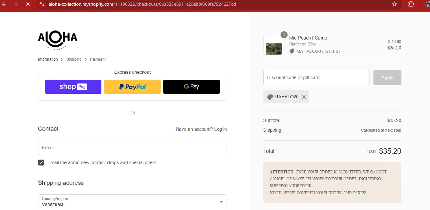 ALOHA Collection Promo Codes 20 Off June 2024