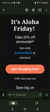 Alohafriday coupon verification screenshot
