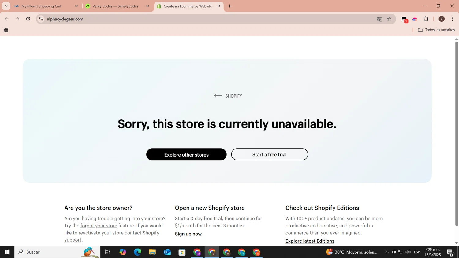 Alpha Cycle Gear promo code screenshot showing code 10sffalphac applied at Alpha Cycle Gear checkout page. Uploaded by SimplyCodes community member CoinLegend1707 on Mar 16, 2025