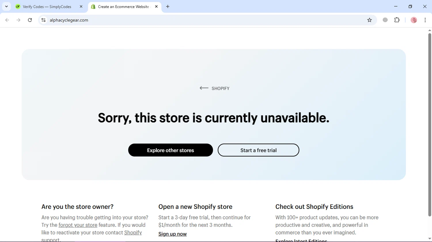 Alpha Cycle Gear promo code screenshot showing code PROMOSNAG applied at Alpha Cycle Gear checkout page. Uploaded by SimplyCodes community member GleywilmarReyes on Mar 22, 2025