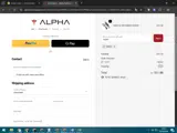 Alpha Defense Gear coupon verification screenshot