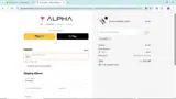 Alpha Defense Gear coupon verification screenshot