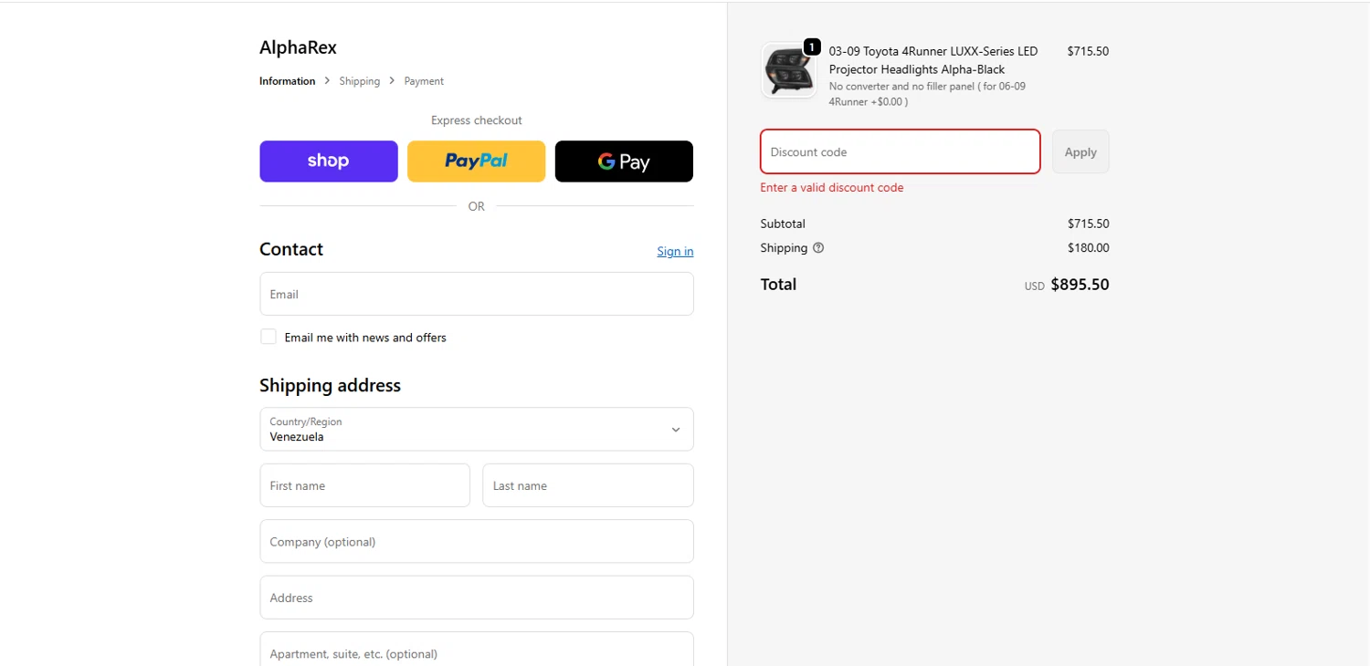 AlphaRex discount code screenshot showing code MAX57 applied at AlphaRex checkout page. Uploaded by SimplyCodes community member MagnifiHero3476 on Feb 14, 2026
