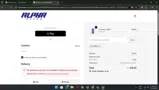 Alpha Supps coupon verification screenshot
