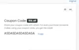 ASDASDASDASDASA coupon verification screenshot