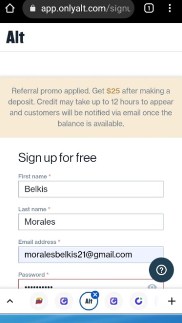 Alt checkout page showing Alt promo code box | Screenshot taken by SimplyCodes community member on Feb 19, 2022