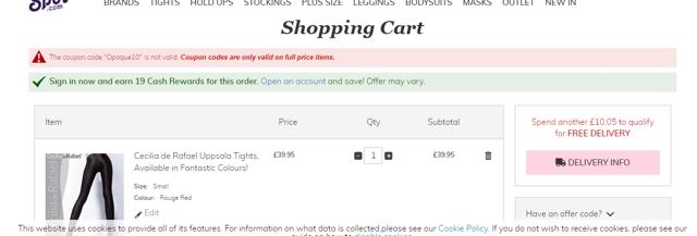 Alt checkout page showing Alt promo code box | Screenshot taken by SimplyCodes community member on Mar 26, 2022