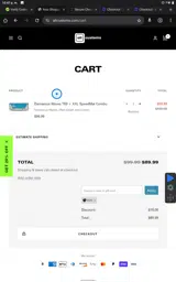 MG50 coupon verification screenshot