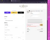 Altenew coupon verification screenshot