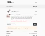 ALTINA10 coupon verification screenshot