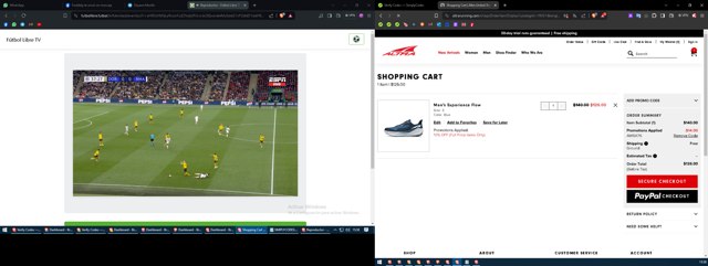 Altra Running Shoes checkout page showing Altra Running Shoes promo code box | Screenshot taken by SimplyCodes community member on Jun 1, 2024