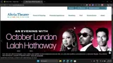 Altria Theater coupon verification screenshot