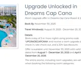 UPGRADECAPCANA coupon verification screenshot