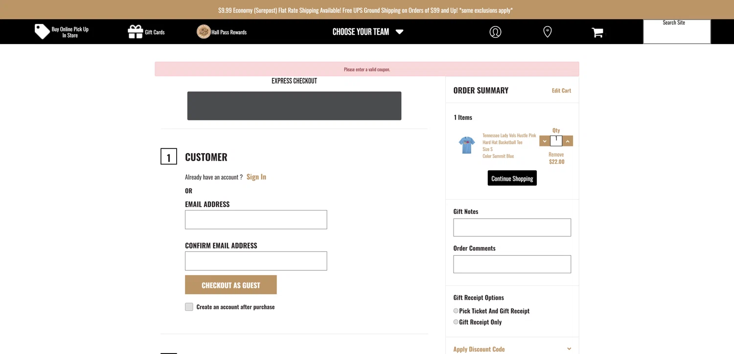 Alumni Hall discount code screenshot showing code SPRING applied at Alumni Hall checkout page. Uploaded by SimplyCodes community member WolfSoulVz on Apr 1, 2025