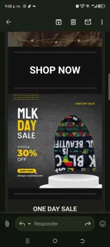 Mlk30 coupon verification screenshot