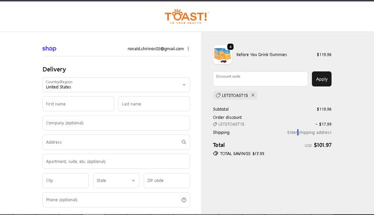 Toast! Promo Codes - 15% Off (5 Verified) Jan 2026