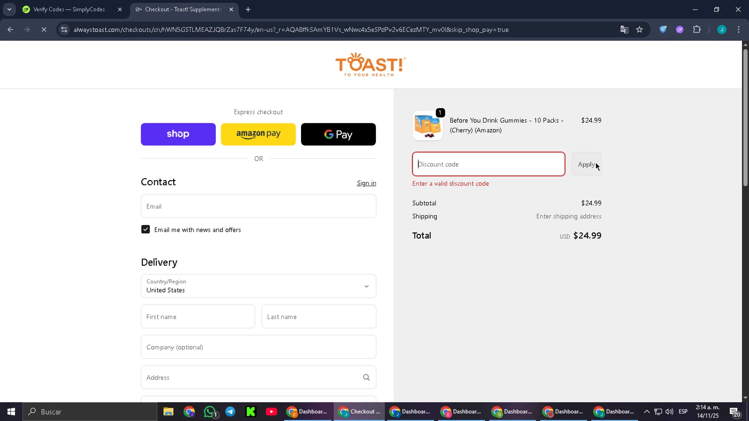 Toast! Promo Codes - 15% Off (5 Verified) Jan 2026