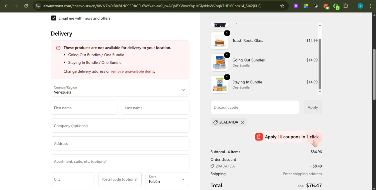 Toast! Promo Codes - 20% Off (8 Verified) Feb 2026
