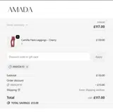 AMADA10 coupon verification screenshot