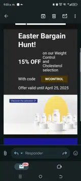 Easter20 coupon verification screenshot