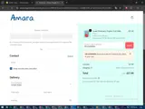 HELLOAMARA coupon verification screenshot