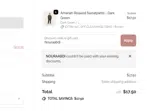 Nouraabdi coupon verification screenshot